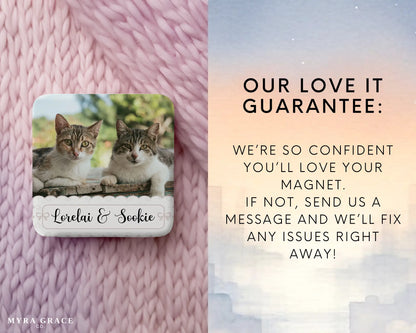 Cat Magnet Custom Personalized Gift Souvenir Present. Love it