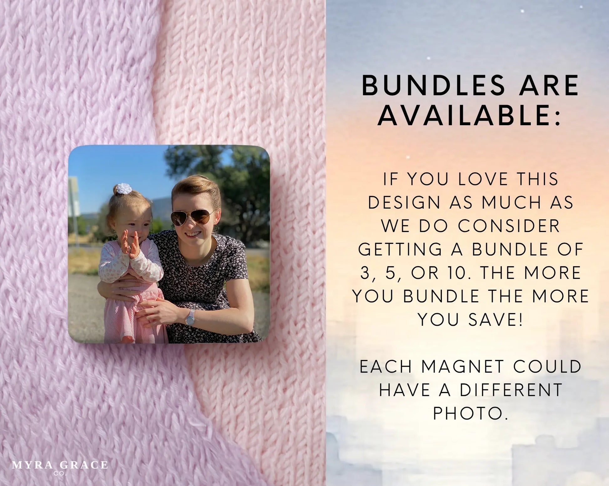 Mom Magnet Custom Personalized Gift Souvenir Present. Bundles are available