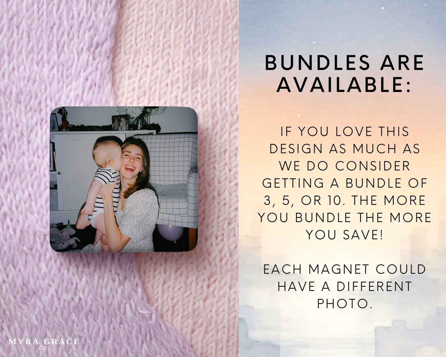 Mom Magnet Custom Personalized Gift Souvenir Present. Bundles are available