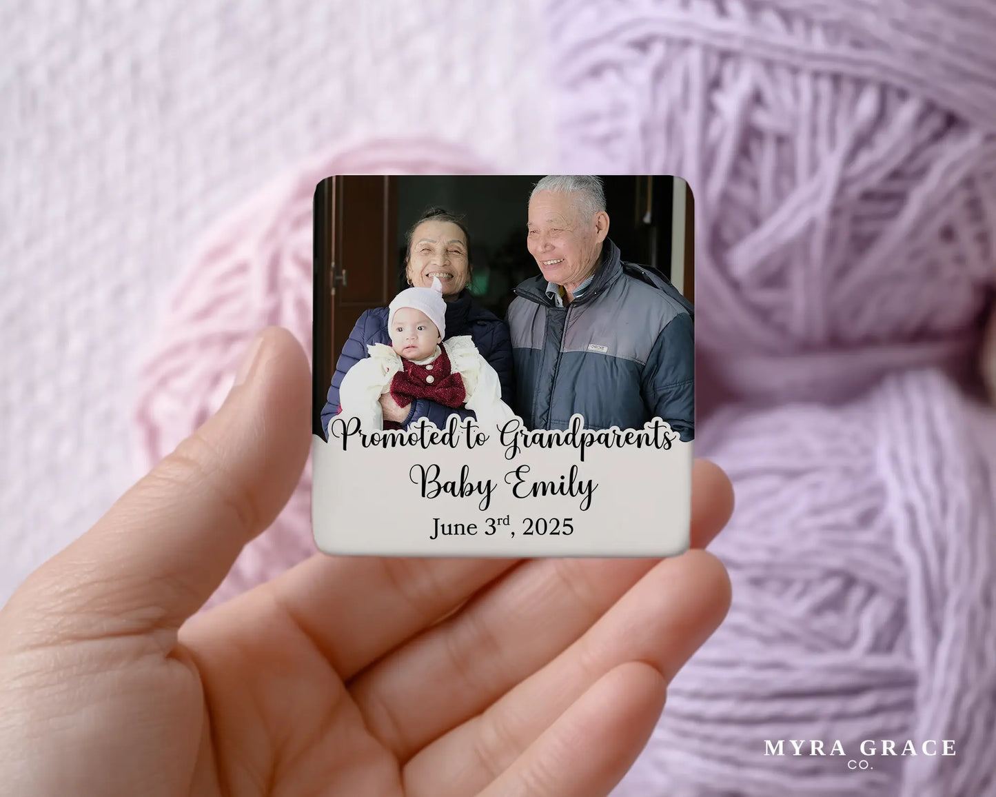 Grandparent Magnet Custom Personalized Gift Souvenir Present