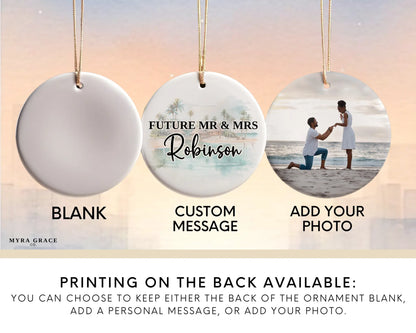 Punta Cana Engagement Custom Ornament, Punta Cana Bauble