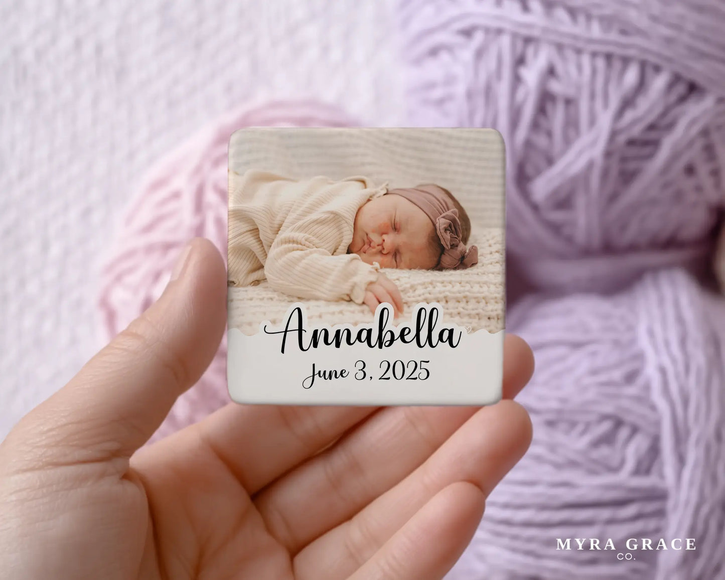 Baby Magnet Custom Personalized Gift Souvenir Present