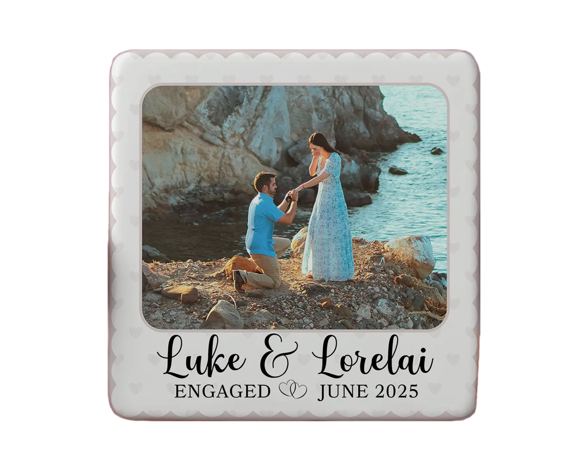 Engagement Magnet Custom Personalized Gift Souvenir Present