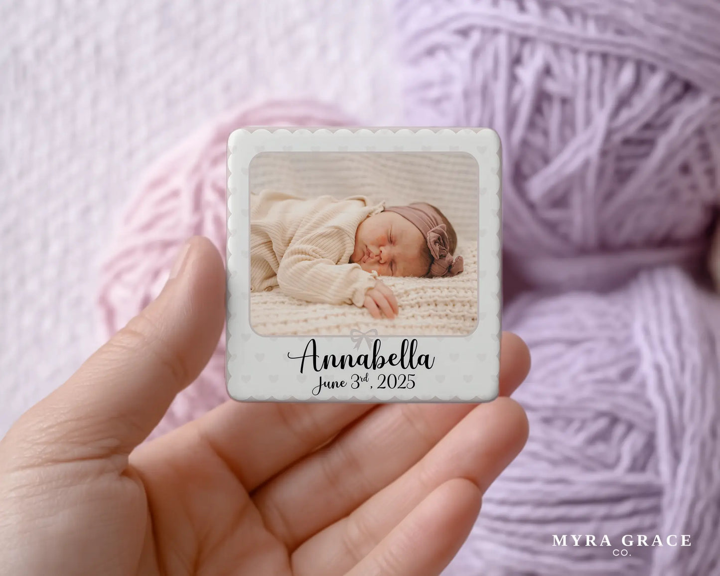 Baby Magnet Custom Personalized Gift Souvenir Present