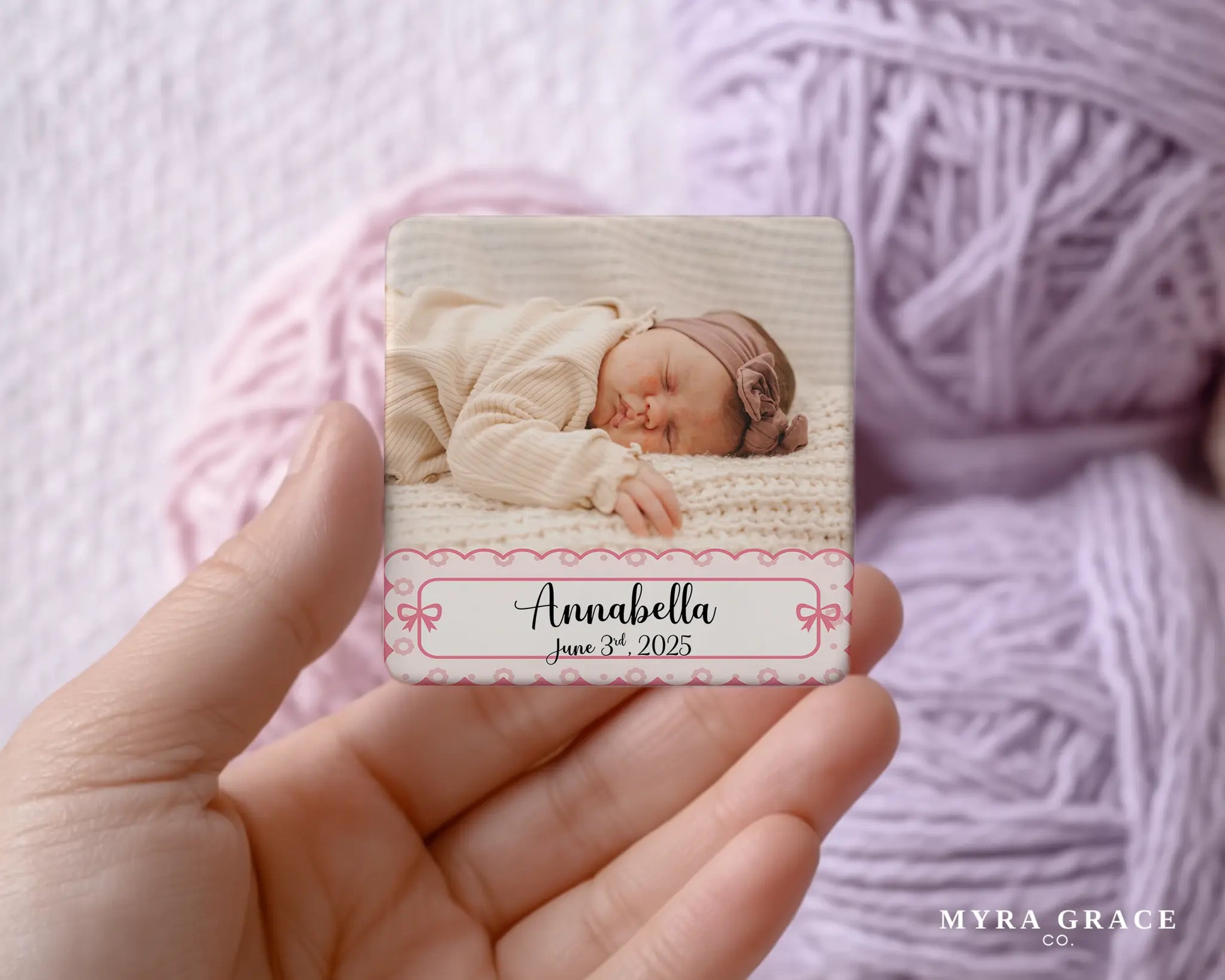 Baby Magnet Custom Personalized Gift Souvenir Present
