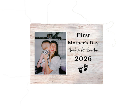 First Mother's Day Photo Board, Custom Mother Picture Board, Personalized Mother Photo Board, Mom Gift, Present for Mom, First Mother's Day