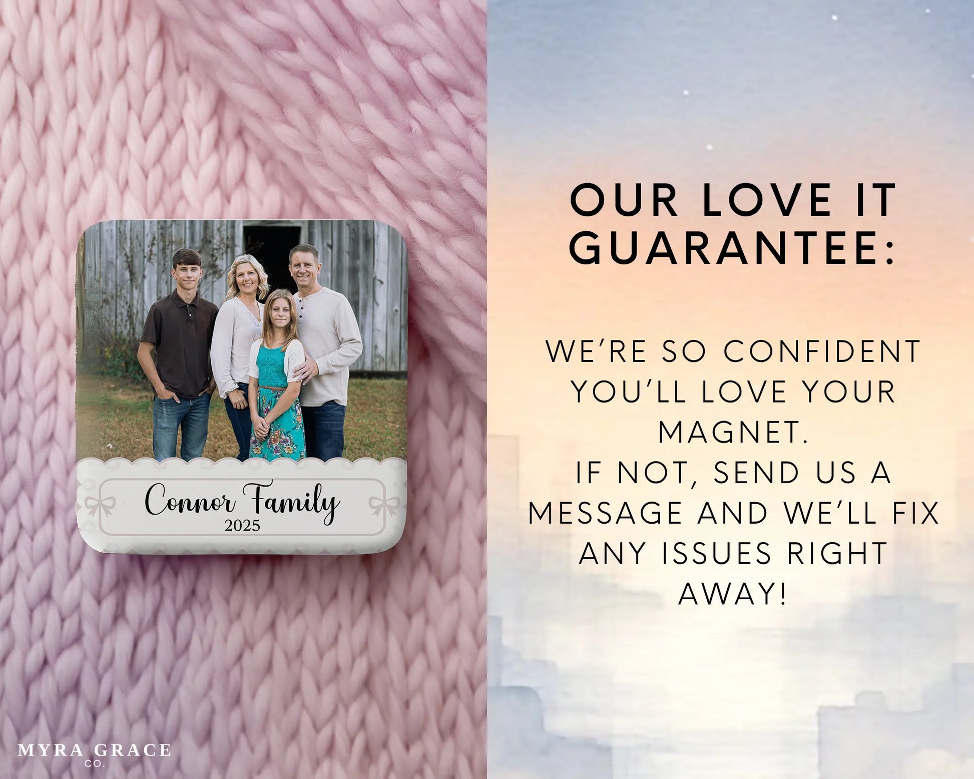 Family Magnet Custom Personalized Gift Souvenir Present. Love it