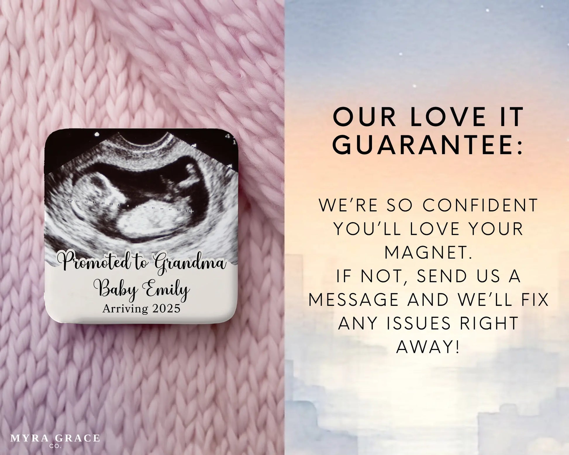 Grandma Magnet Custom Personalized Gift Souvenir Present. Love it