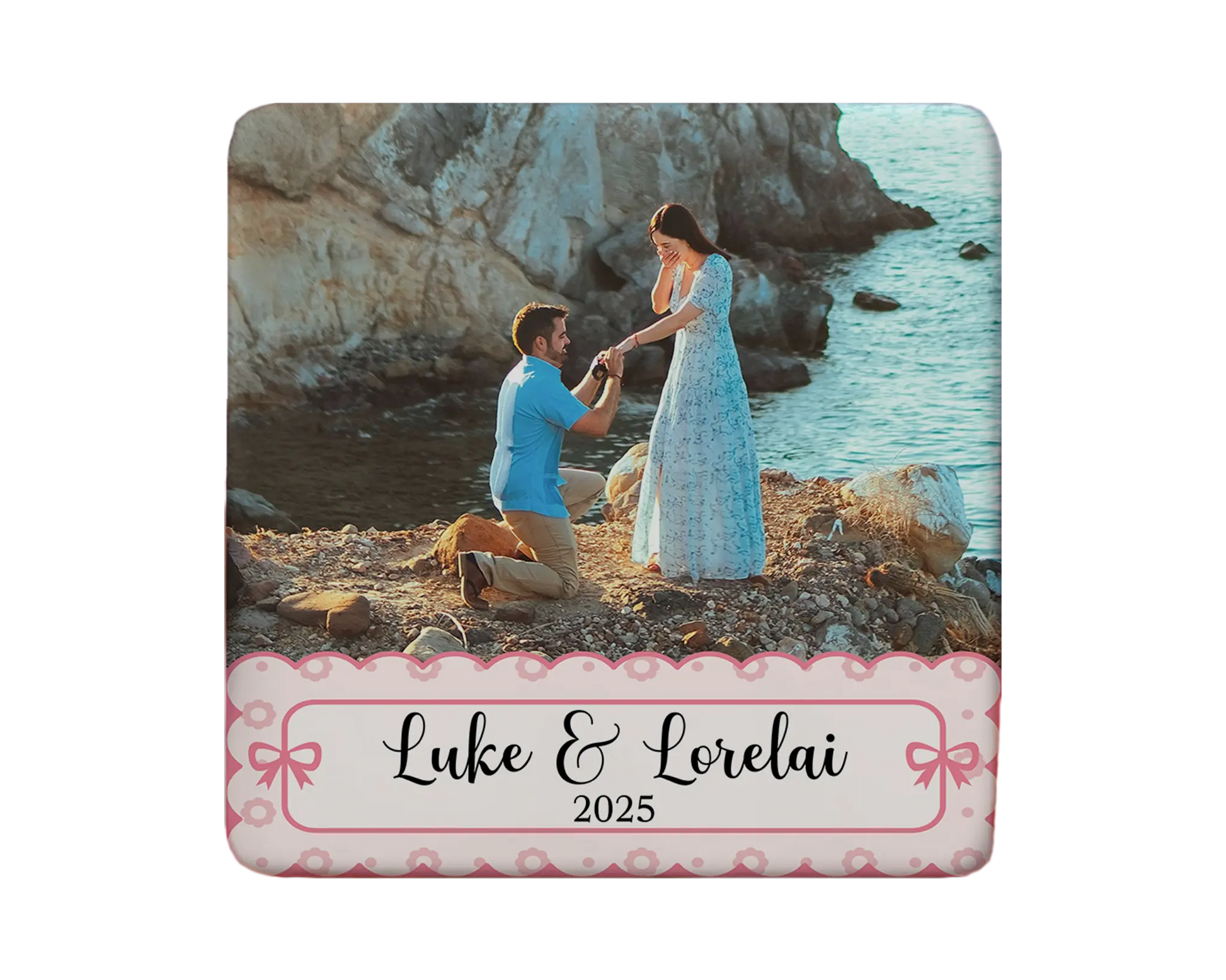 Engagement Magnet Custom Personalized Gift Souvenir Present