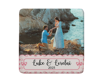 Engagement Magnet Custom Personalized Gift Souvenir Present