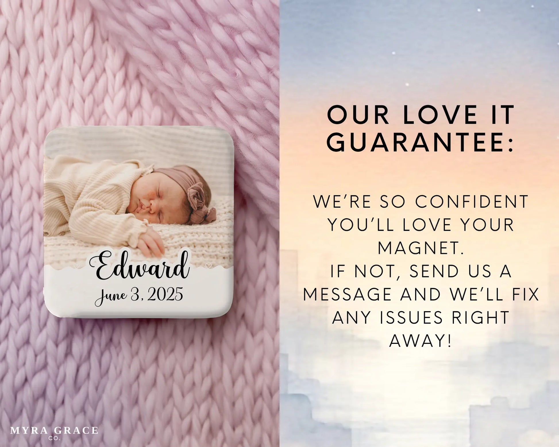 Baby Magnet Custom Personalized Gift Souvenir Present. Love it