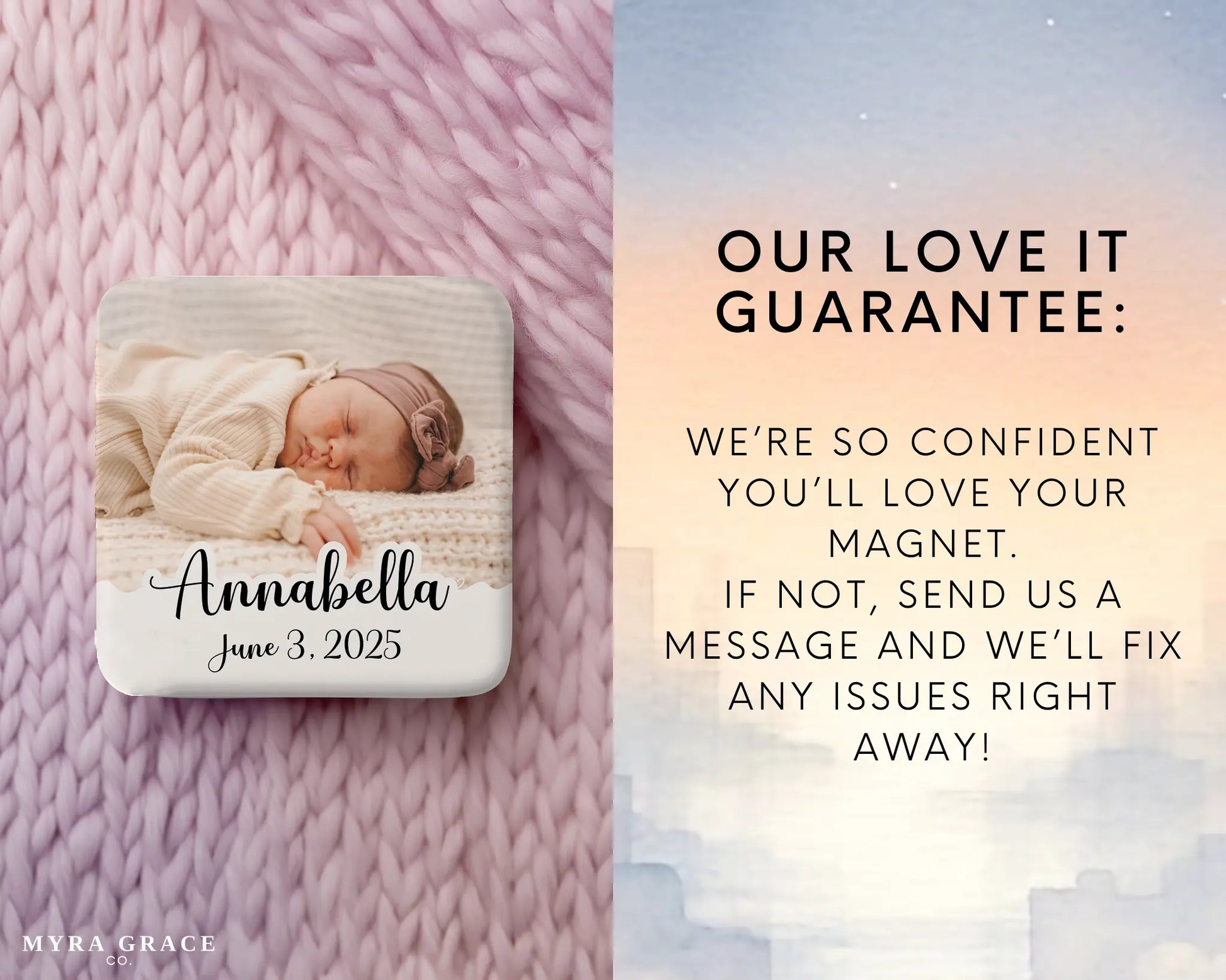 Baby Magnet Custom Personalized Gift Souvenir Present. Love it