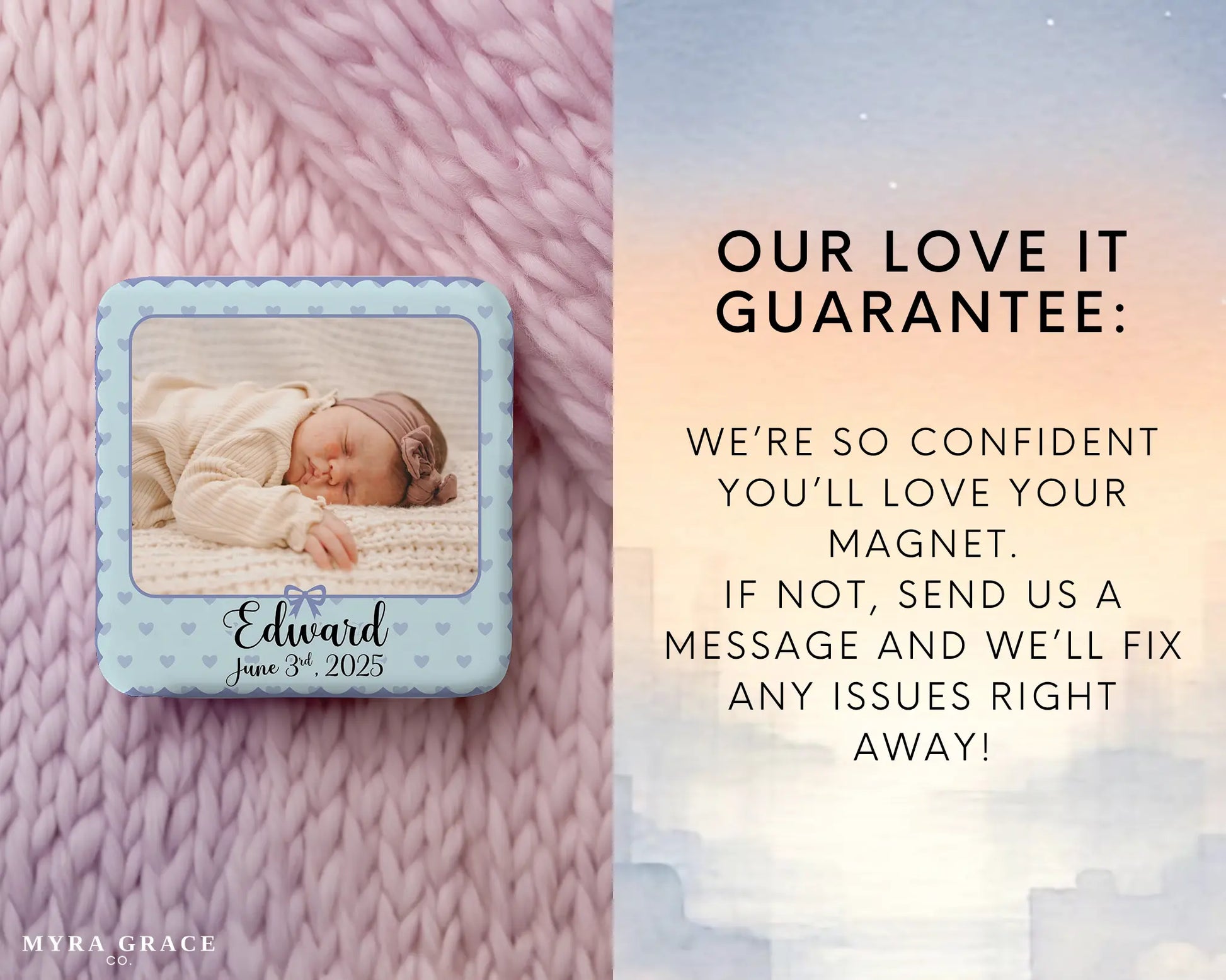 Baby Magnet Custom Personalized Gift Souvenir Present. Love it