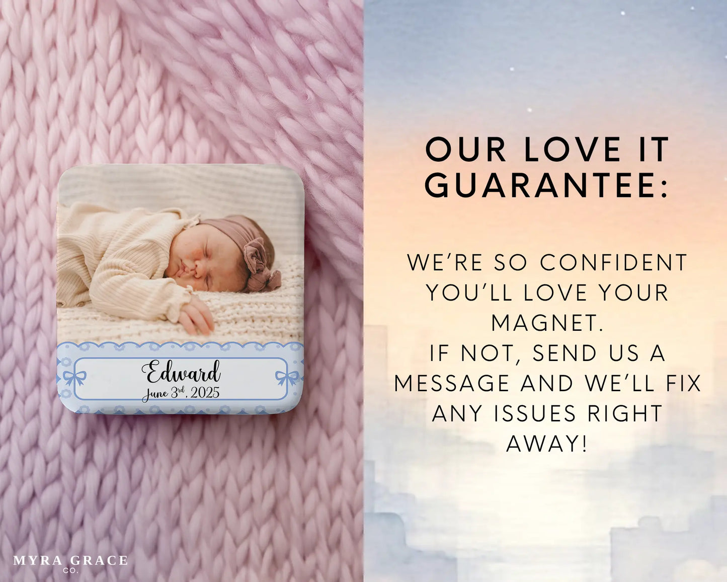 Baby Magnet Custom Personalized Gift Souvenir Present. Love it