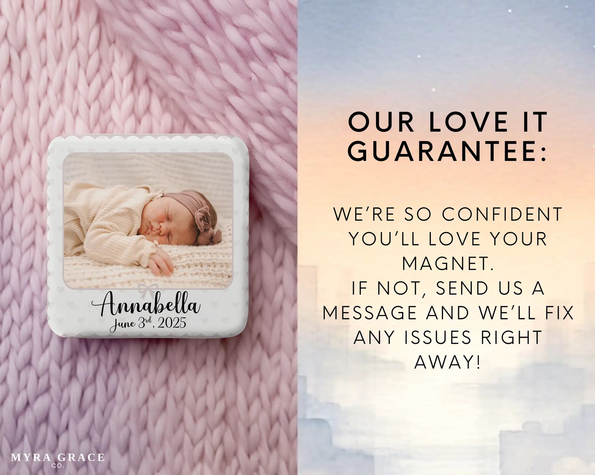 Baby Magnet Custom Personalized Gift Souvenir Present. Love it