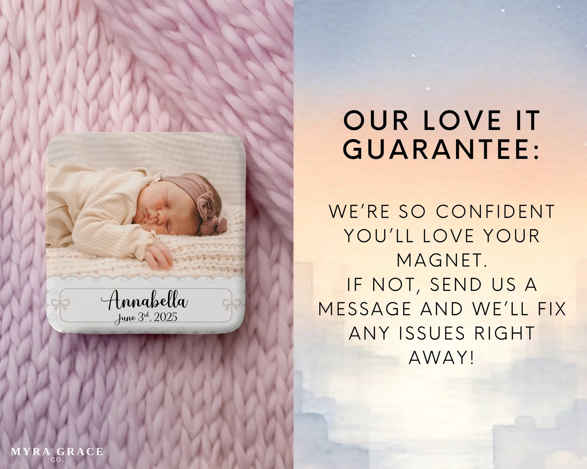 Baby Magnet Custom Personalized Gift Souvenir Present. Love it