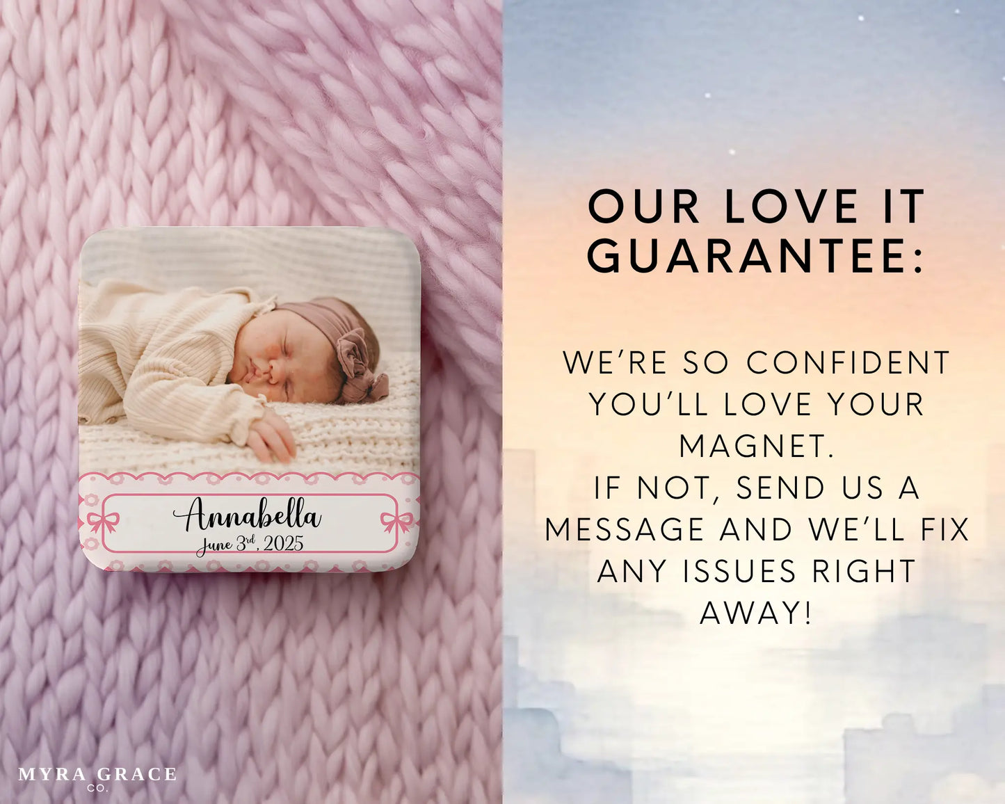 Baby Magnet Custom Personalized Gift Souvenir Present. Love it