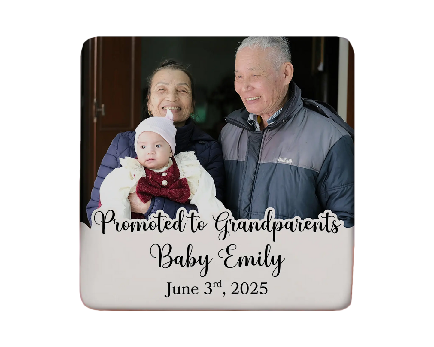 Grandparent Magnet Custom Personalized Gift Souvenir Present